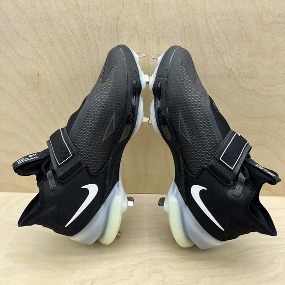 Nike Force Air Zoom Elite Trout 8 Metal Baseball Cleats Black CZ5913-010 Size 9 - Picture 6 of 8